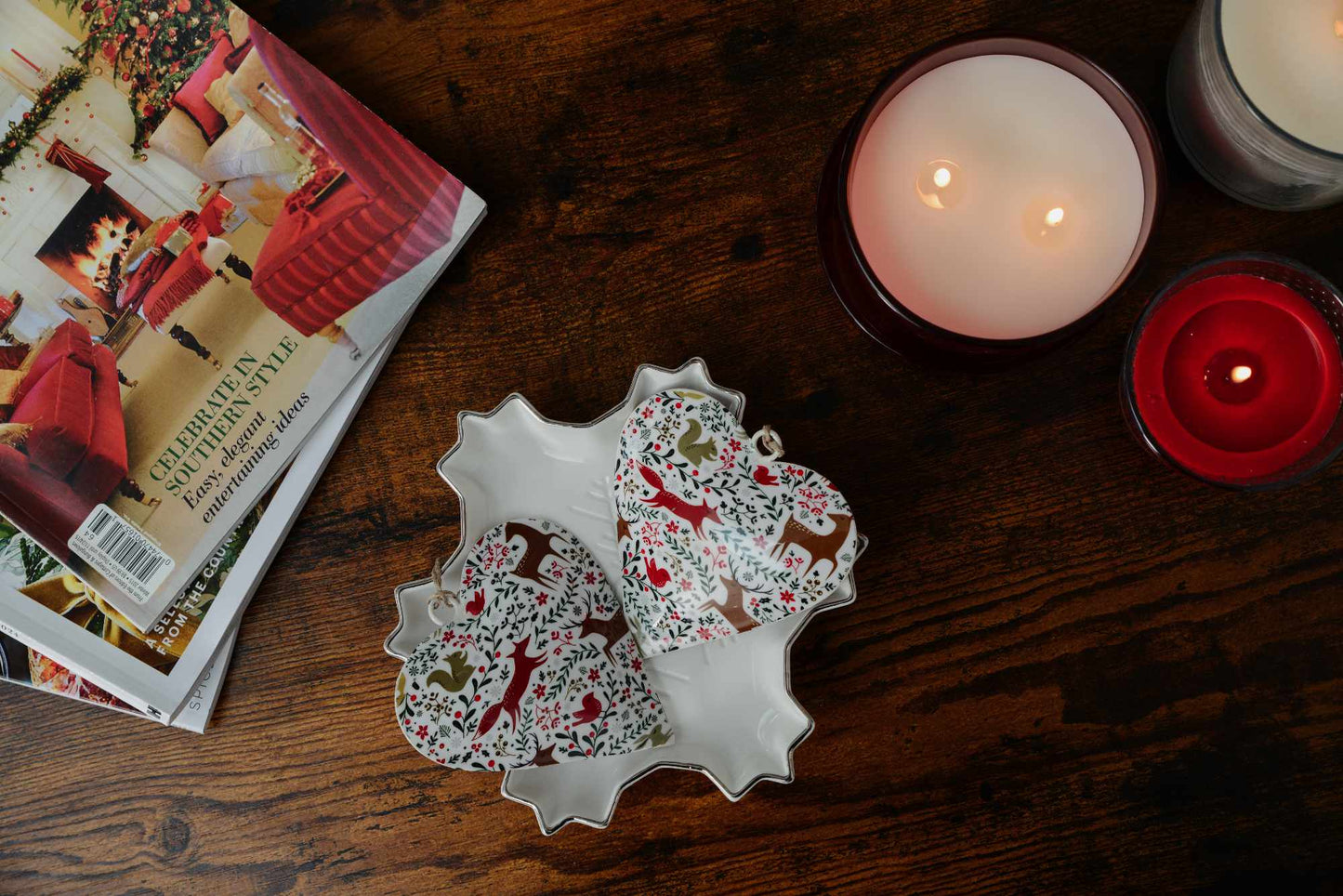 Woodland Animal Metal Heart – 10cm