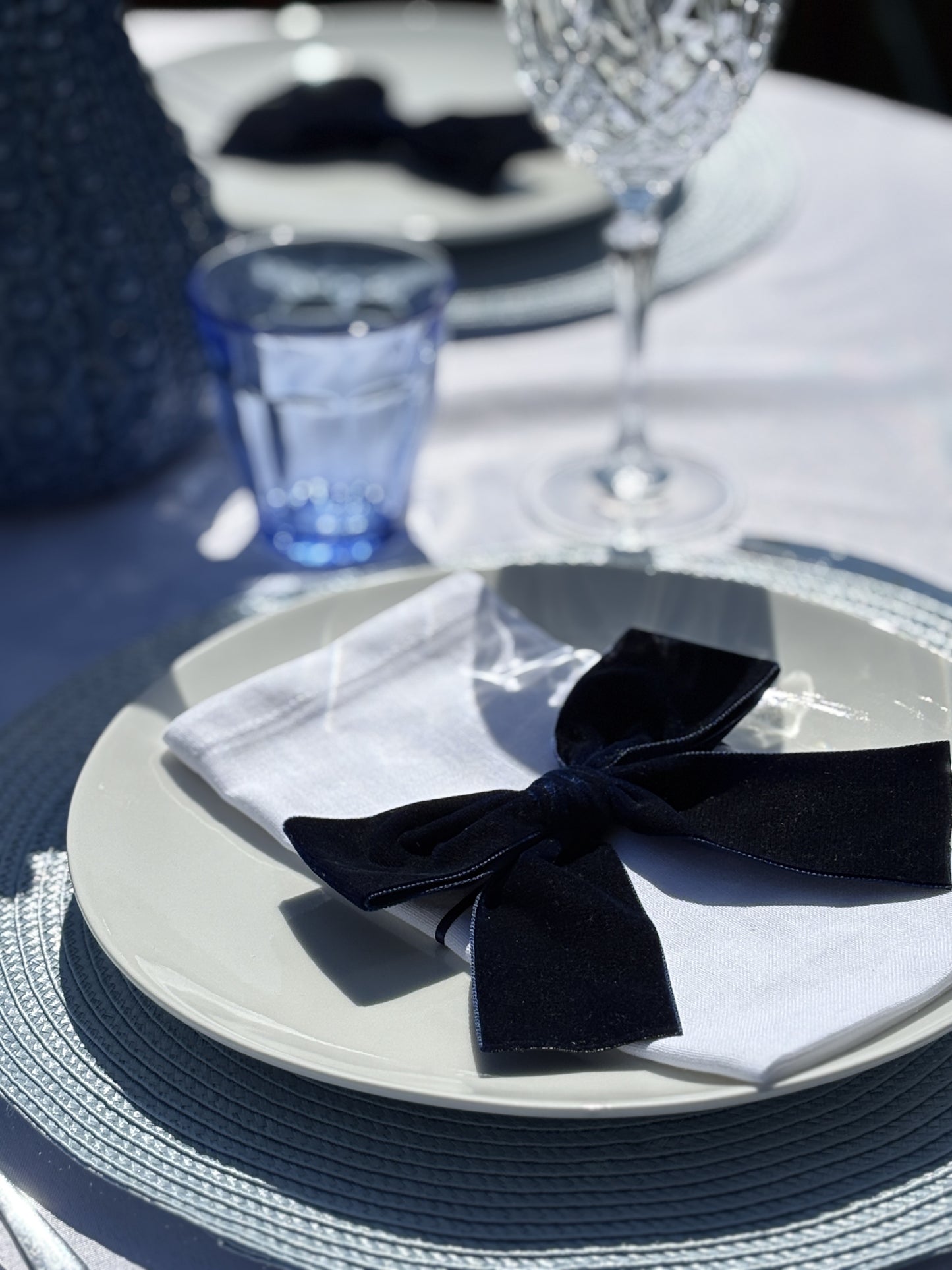 Luxury Velvet Napkin Bows