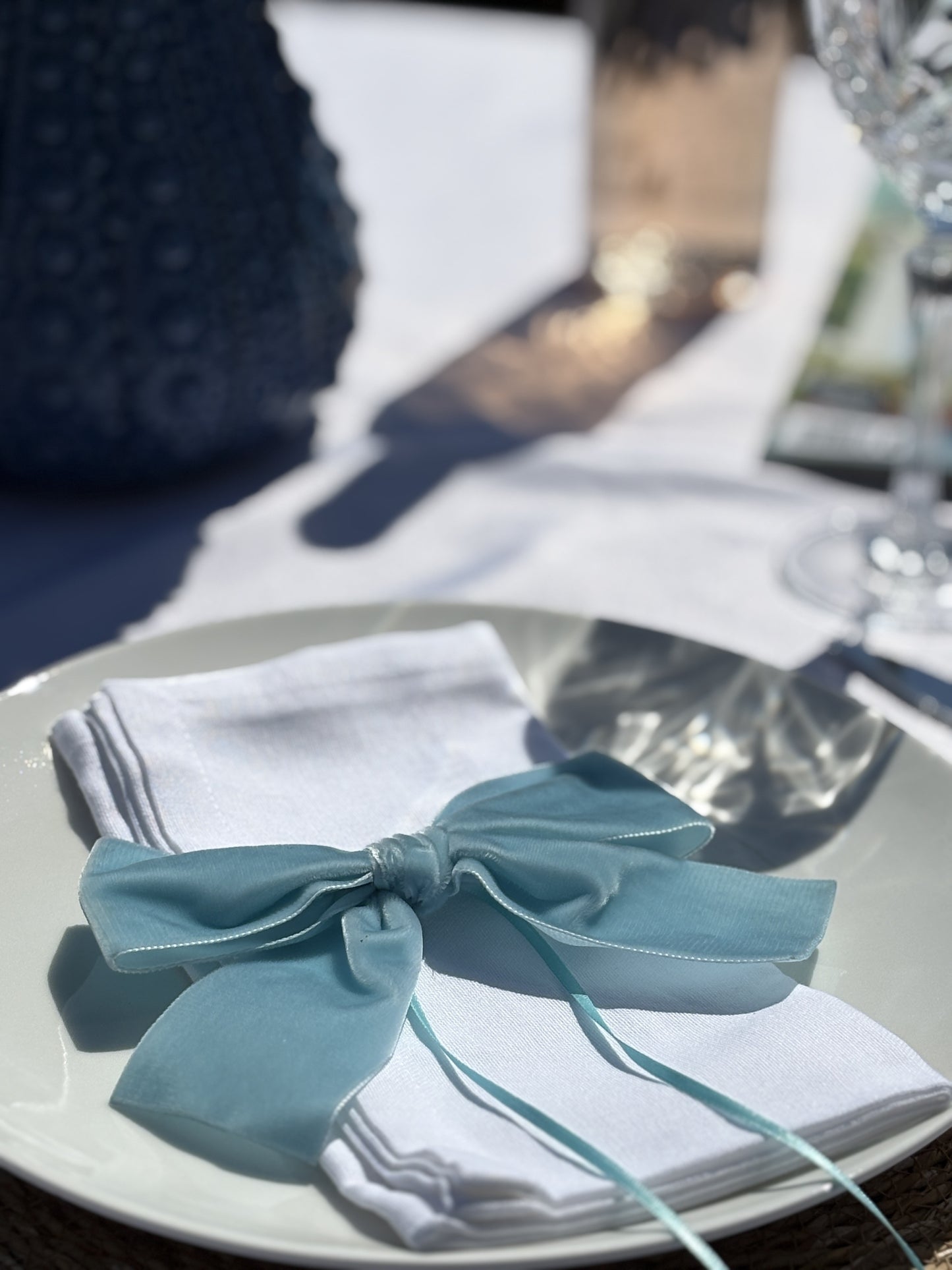 Luxury Velvet Napkin Bows
