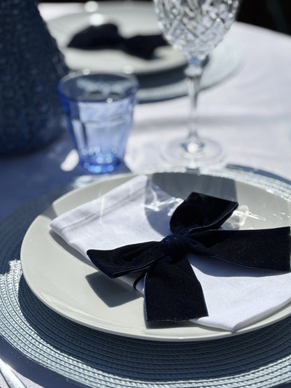Luxury Velvet Napkin Bows